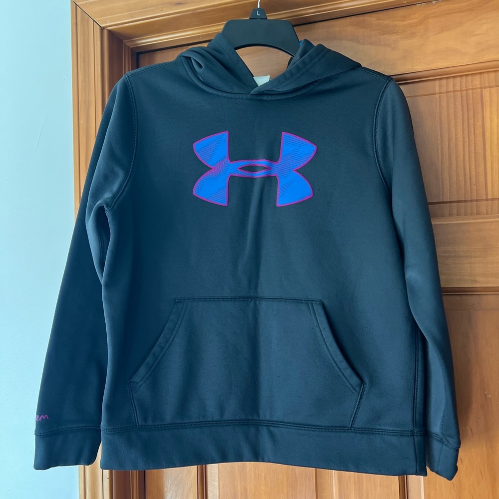 Under Armour Gray and Blue Hoodie